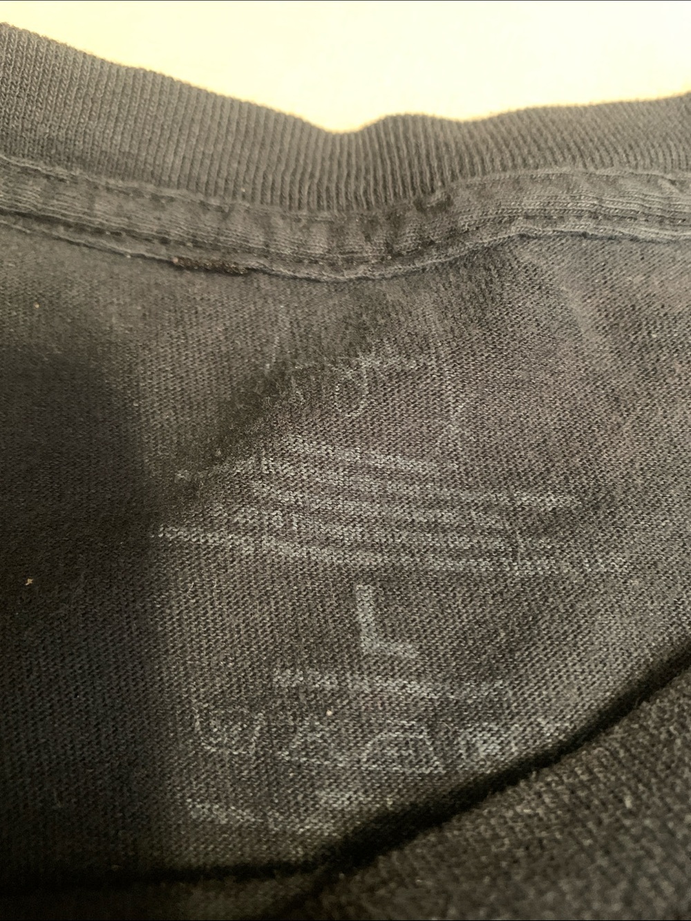 Upcycled “Michael Jackson” Graphic Tee with Men’s Dress Shirt - Picture 8 of 8